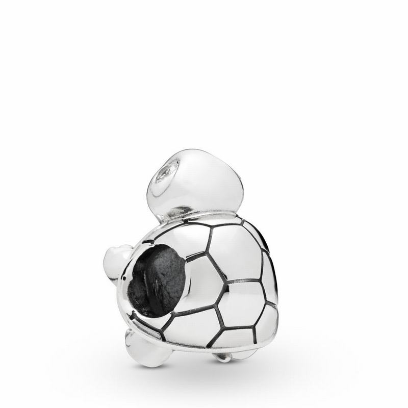 Pandora Bright-Eyed Turtle Charm Silver Egypt CK9165278